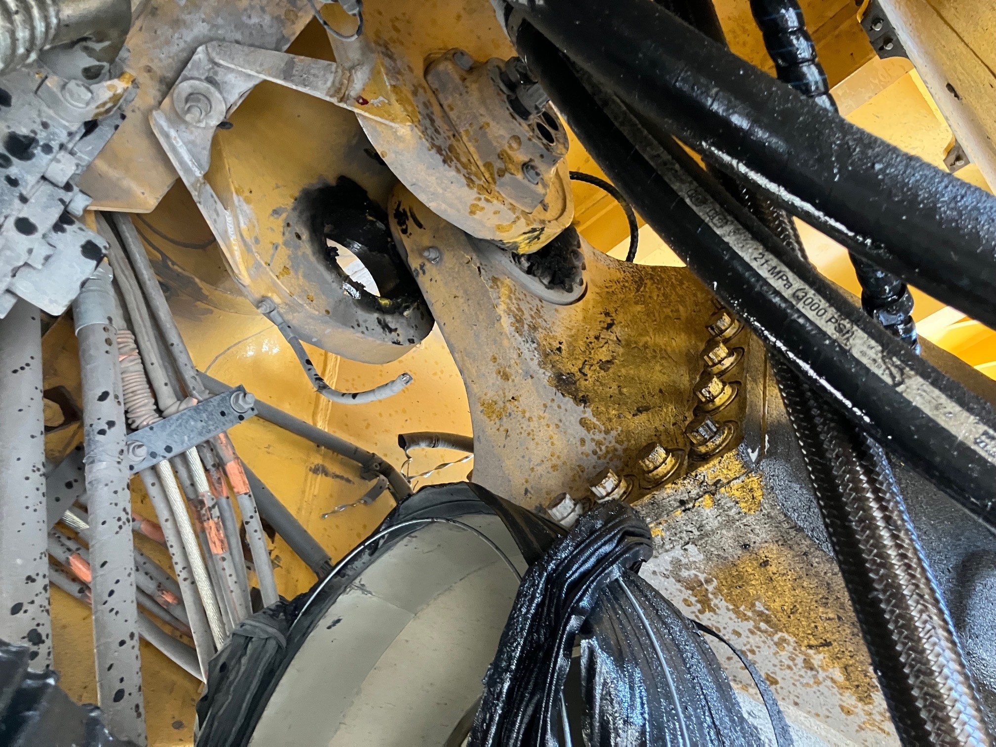 Nose Cone Detection System fitted to mining machinery